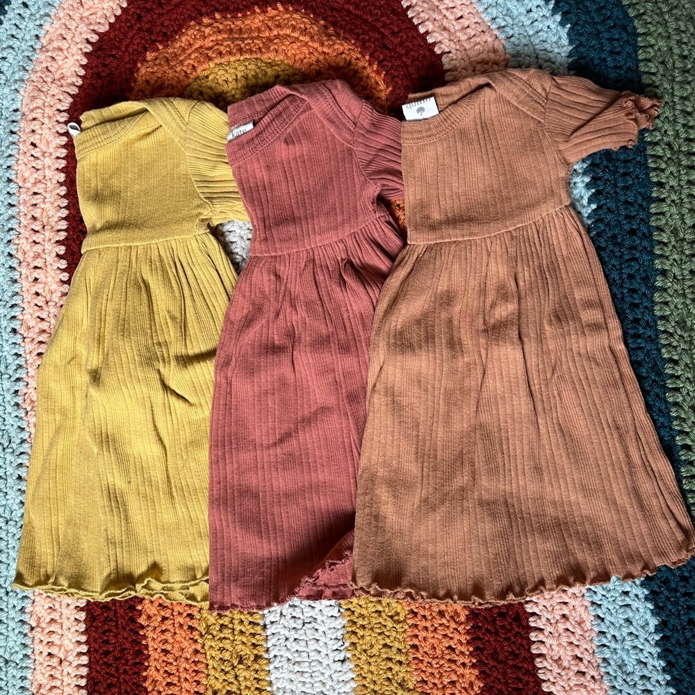 Kate Quinn Ribbed Dresses 0-3 months